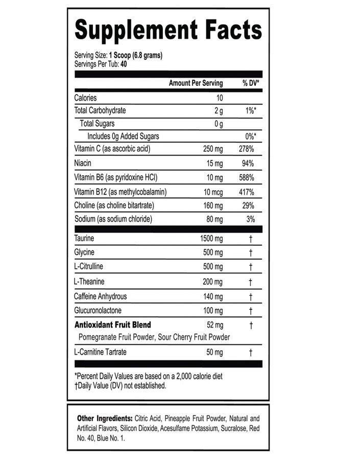 G Fuel Chucky Good Guys 2.0 Energy Drink Powder, Pre Workout Caffeine Mix for Gaming, Sugar Free Focus Amino, Vitamin + Antioxidants, 9.9oz (Tropical Blood Orange, 40 Servings) - Image 4